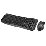 Xtech XTK-309S - Keyboard and Mouse Combo, Wireless, USB, Spanish, Black