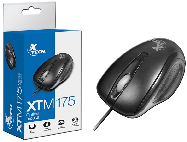Xtech XTM-175 Mouse Vista en Paquete