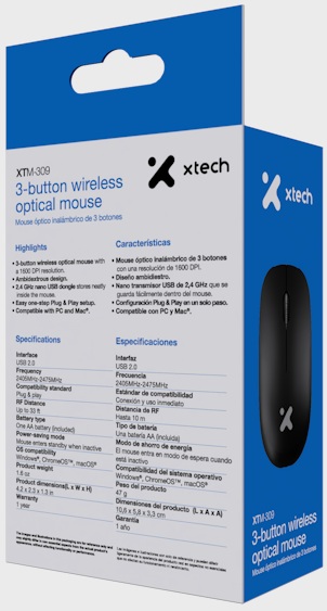 Xtech - XTM-309 en Panamá | Pana Compu