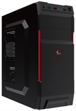 Xtech XTQ-214 - Computer Case, Mid-Tower, ATX, mATX, Black, Red, USB 2.0, USB 3 Type-A, 600W