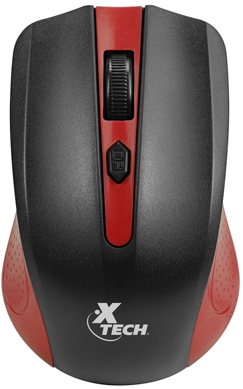 Xtech Galos Red Mouse Top View