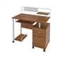 XTF-CD195 Multi-Level Mobile Computer Desk with Drawers-lateral View