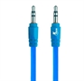 XTG-212 Cable de Audio 3.5mm a 3.5mm Azul Vista Conectores