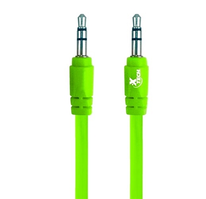 XTG-212 Audio Cable 3.5mm to 3.5mm Green Connectors View
