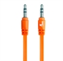 XTG-212 Cable de Audio 3.5mm a 3.5mm Naranja Vista Conectores