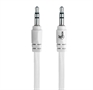 XTG-212 Audio Cable 3.5mm to 3.5mm White Connector View