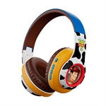 Xtech XTH-D382TS  - Audífonos, Over-Ear, Inalámbricos, Bluetooth 5.3, Micrófono, 40mm, Aux 3.5mm, LED, Disney Woody