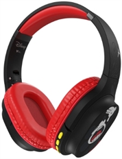 Xtech Disney Mickey Mouse - Headset, Stereo, Headband, Wireless, Bluetooth, 3.5mm, Micro-USB, 20Hz-20 kHz, Black and Red