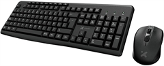 Xtech XTK-311S  - Keyboard and Mouse Combo, Wireless, USB, Spanish, Black