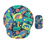 Xtech XTM-DKT1ST - Mouse and Mouse Pad Kit, Inalámbrico, Edición Stitch