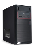 Xtech XTQ-100  - Case de Computadora, Mini Tower, Micro-ATX, Negro, Fuente de poder 600W, USB 2.0