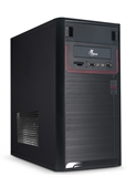 Xtech XTQ-100  - Computer Case, Mini Tower, Micro-ATX, Black, 600W Power Supply, USB 2.0