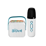 Xtech Edición Stitch - Portable Wireless Speaker with Microphone, Bluetooth, White