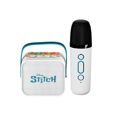 Xtech Edición Stitch - Parlante Inalámbrico Portátil con Micrófono, Bluetooth, Blanco