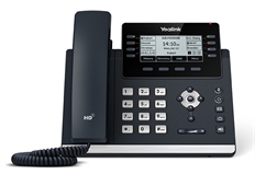 Yealink SIPT43U  - Teléfono IP empresarial de 12 líneas, voz HD, dos puertos Gigabit, expansión USB, compatible con PoE