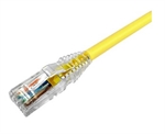 CommScope  - Cat6 Network Patch Cord Cable, RJ45 Connectors, 24 AWG Stranded Conductor, CM PVC Jacket, Yellow, 0.9 Meters