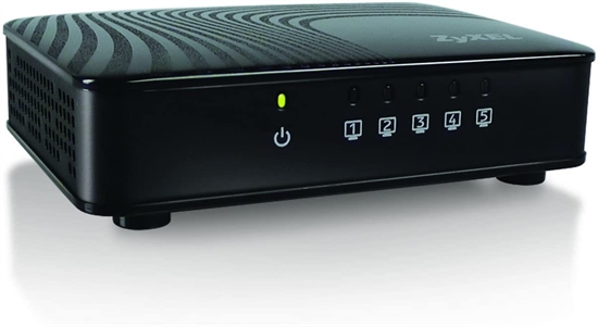 ZyXEL GS-105S v2 Switch Isometric Left View