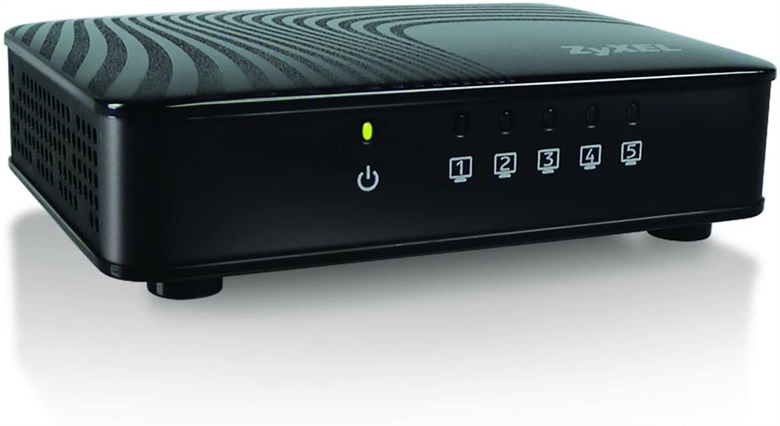 ZyXEL GS-105S v2 Switch Isometric Left View