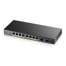ZyXEL GS1100-10HP - Switch, 8 Puertos, Gigabit Ethernet PoE+, 20Gbps