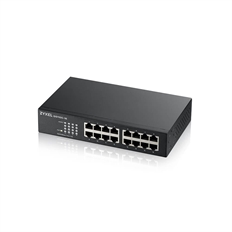 ZyXEL GS1100-16 - Switch, 16 Ports, Gigabit Ethernet, 32Gbps