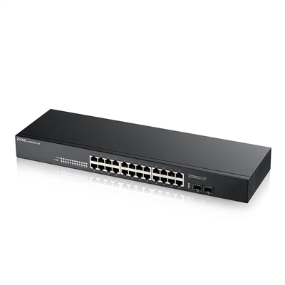 ZyXEL GS1100 Series Switch 16 Back View