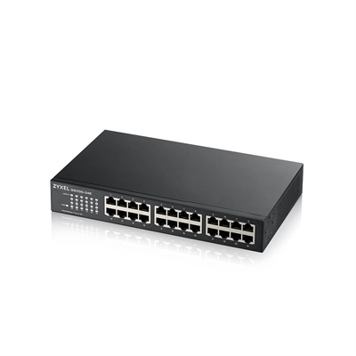 ZyXEL GS1100 Series Switch 24E Isometric View