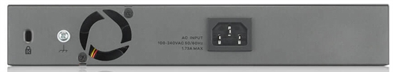 ZyXEL GS1300-10HP PoE Gigabit Switch 8 Ports Back Side