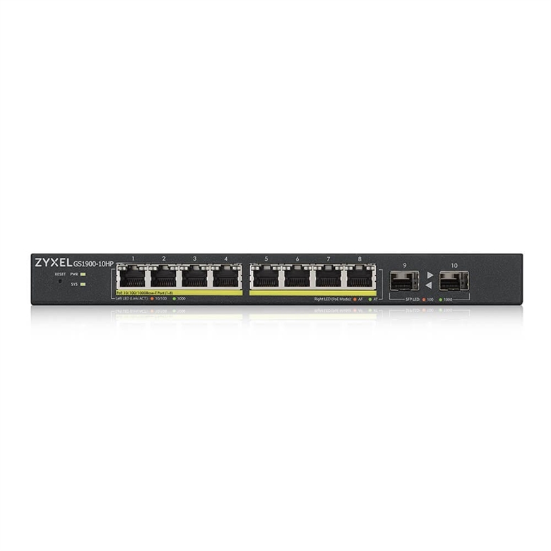 ZyXEL GS1900-10HP Series Switch Ports View