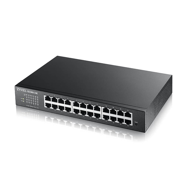 ZyXEL GS1900-24E Series Switch Isometric View