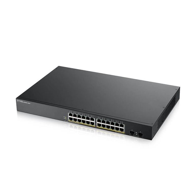 ZyXEL GS1900-24HP Series Switch Isometric View